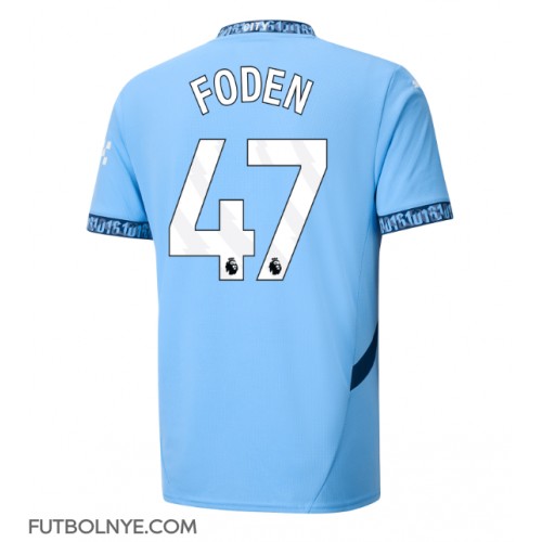 Camiseta Manchester City Phil Foden #47 Primera Equipación 2024-25 manga corta